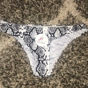 Snake Skin Swimsuit Bottoms
